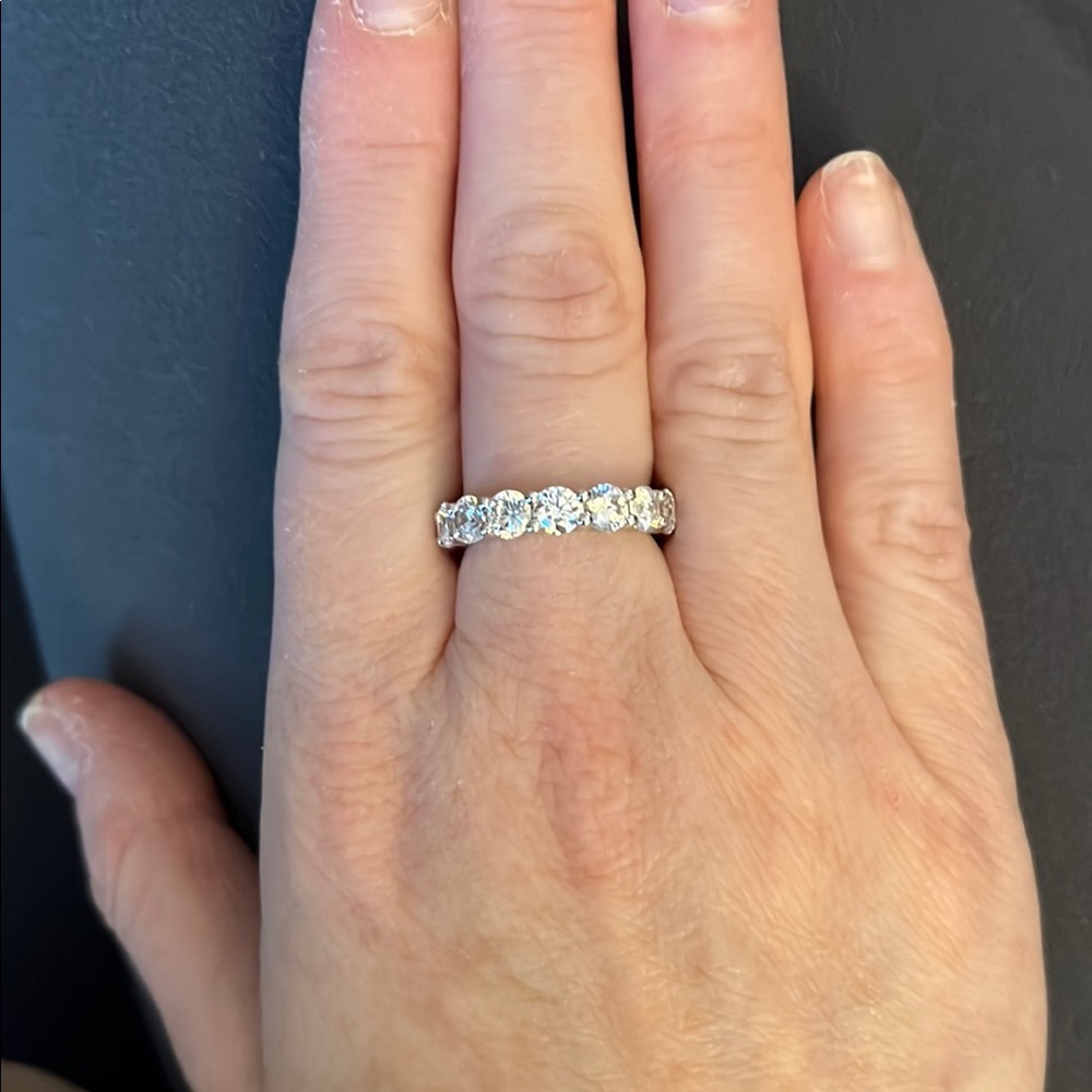 Sterling Silver eternity band